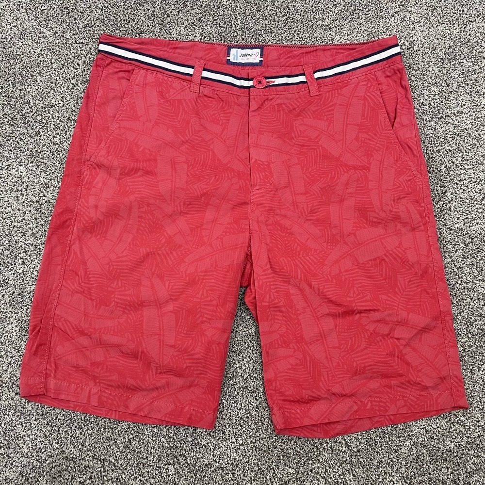 Johnnie-O Shorts Mens‎ 34 West Coast Prep Floral Preppy Performance Stretch Golf